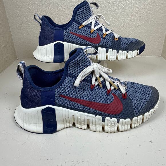 Nike Free Metcon 3 AMP USA Men's Size 9.5 (CV9341-461) Red White Blue Shoes